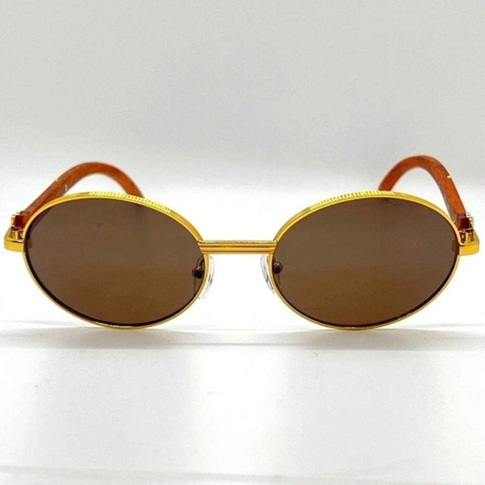 Women Sunglasses Designer Brown Lens Fashion Hip Hop Retro Street Trendy Wear